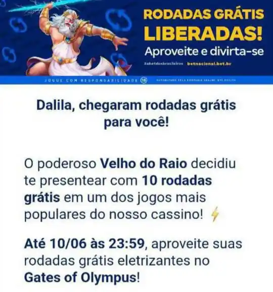 Image from RODADAS GRÁTIS E BÔNUS 🌟: ⭐️ 10 RODADAS GRÁTIS ⭐️ BET NACIONAL 🏠 https://record....