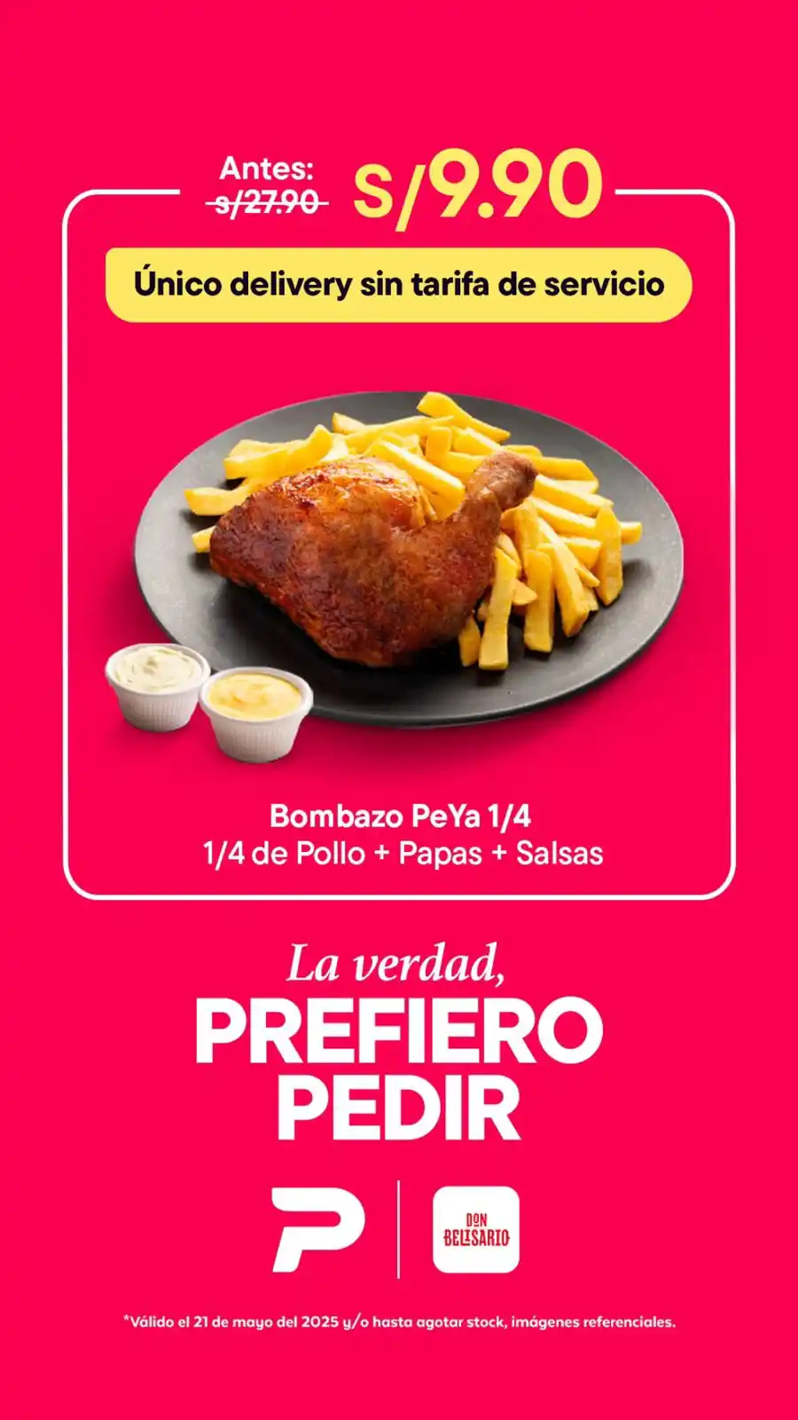 PedidosYa Perú post