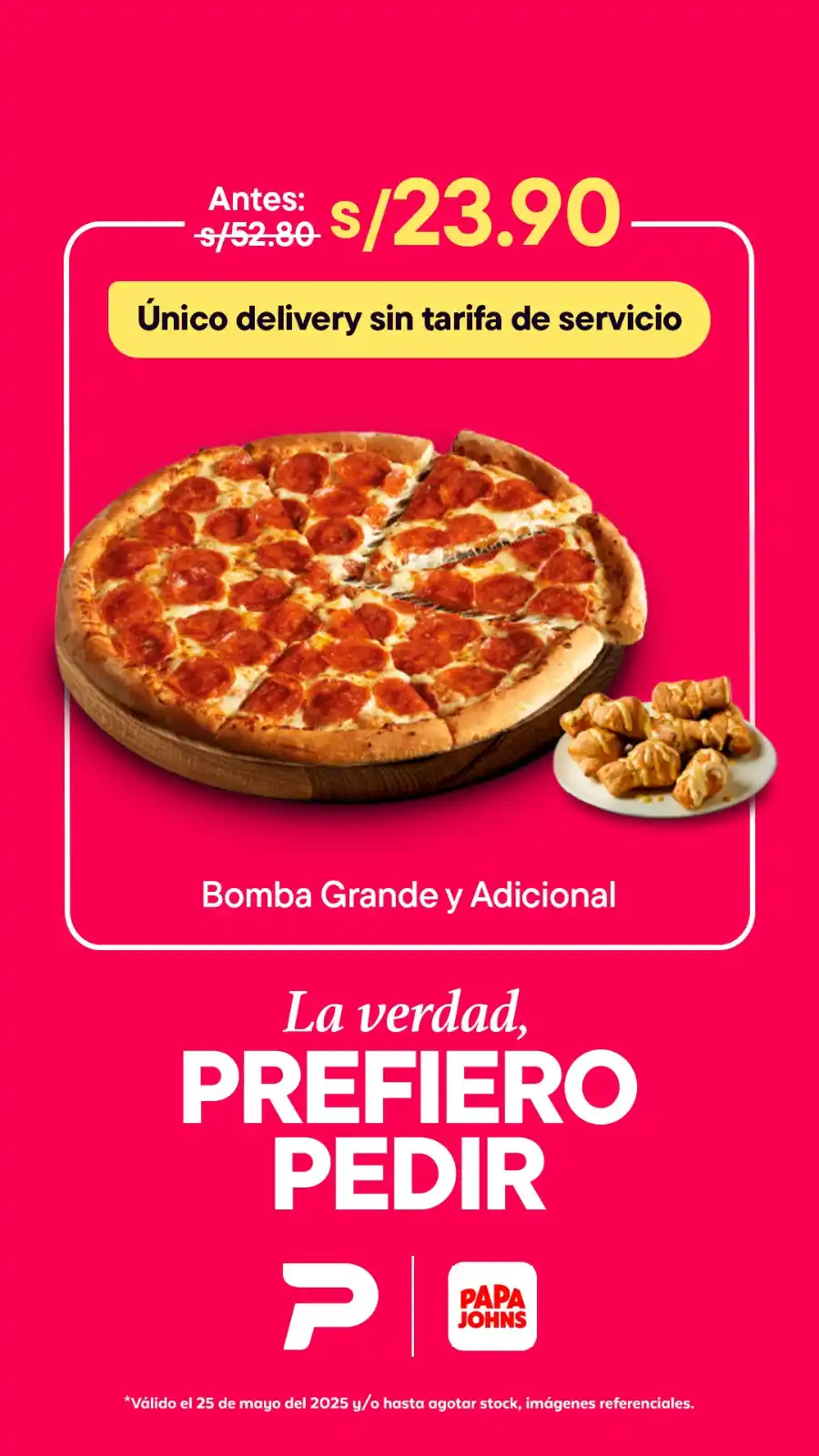 PedidosYa Perú post