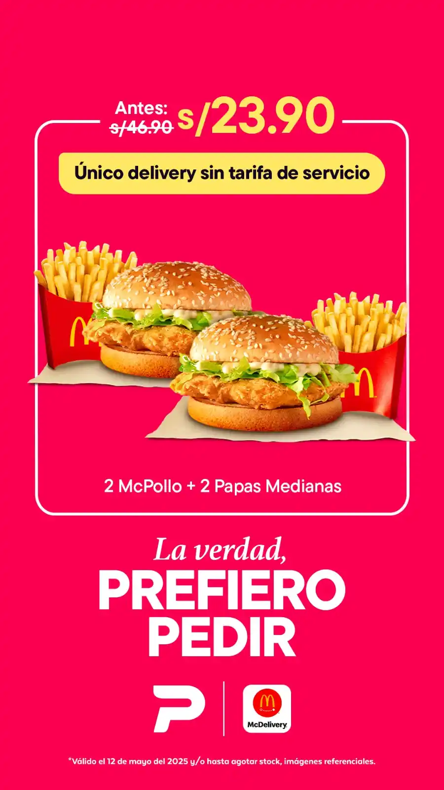 PedidosYa Perú post