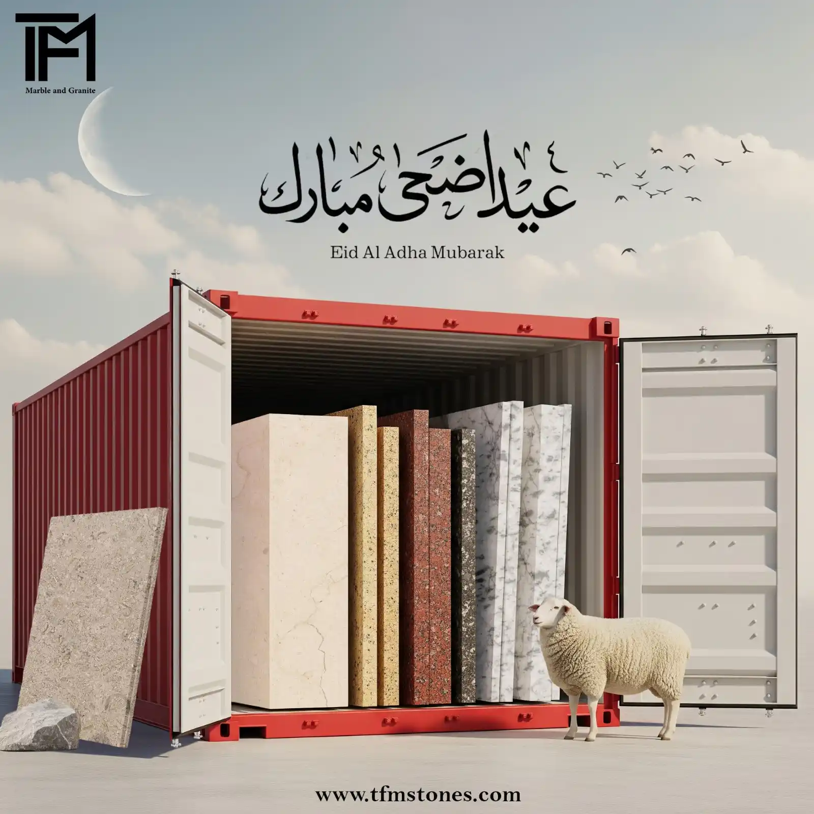 Image from TFM Stones Marble And Granite: Eid Al-Adha Mubarak! 🕋 🌙 Wishing you and your loved ones a joyful ...