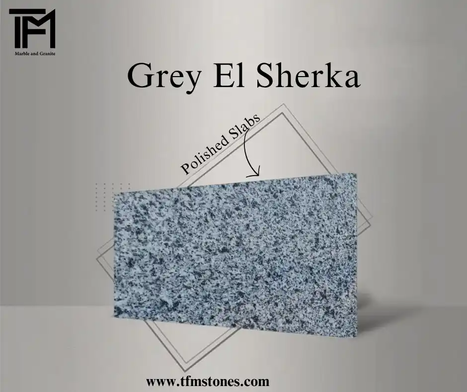 Image from TFM Stones Marble And Granite: Elevate your space with Grey Elherka Egyptian Granite polished slabs w...