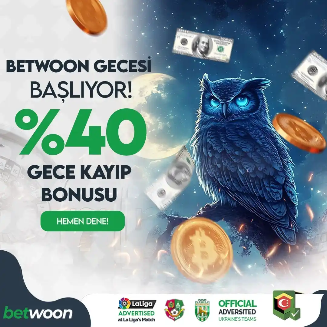 Image from Betwoon: *🌝Gece Olunca , Betwoon'da Kazanma Zamanı!* *🌛Gece Kuşlarına Özel %...