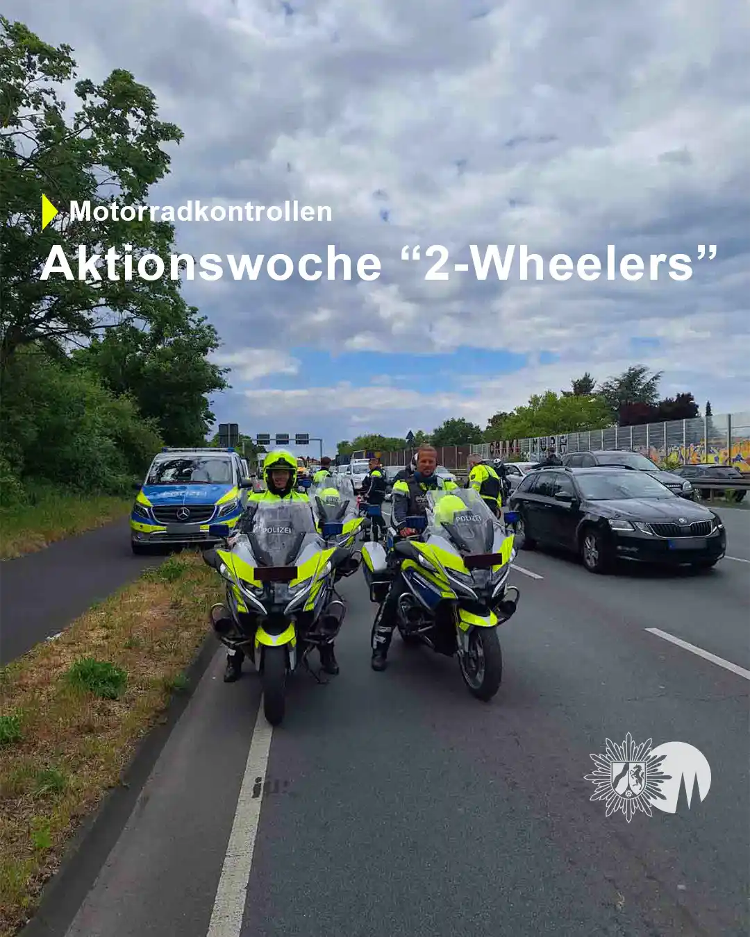 Image from Polizei NRW Köln: Im Rahmen der landesweiten Aktionswoche „2-Wheelers“ waren unsere Eins...