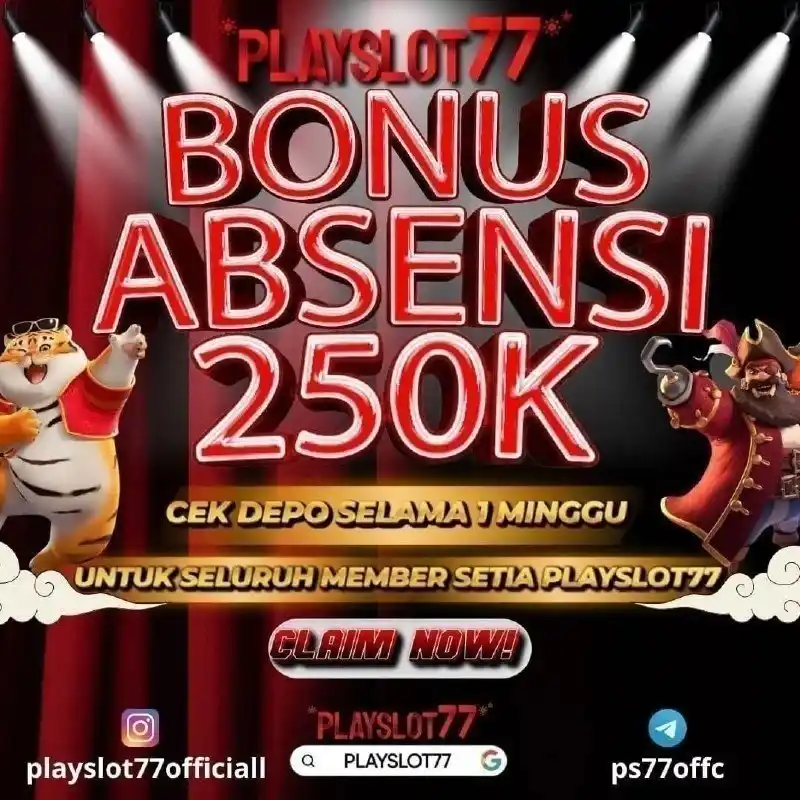 Image from INFO GAME HOKI VERSI PLAYSLOT77: *KUMPULKAN SALDO KAMU DARI SENIN SAMPAI MINGGU CLAIM BONUS 250K 🥳🥳* ...