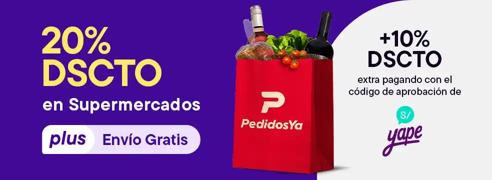 Image from PedidosYa Perú: 🛒✨ *Lunes de despensa en supermercados... solo para usuarios PLUS* 💜...