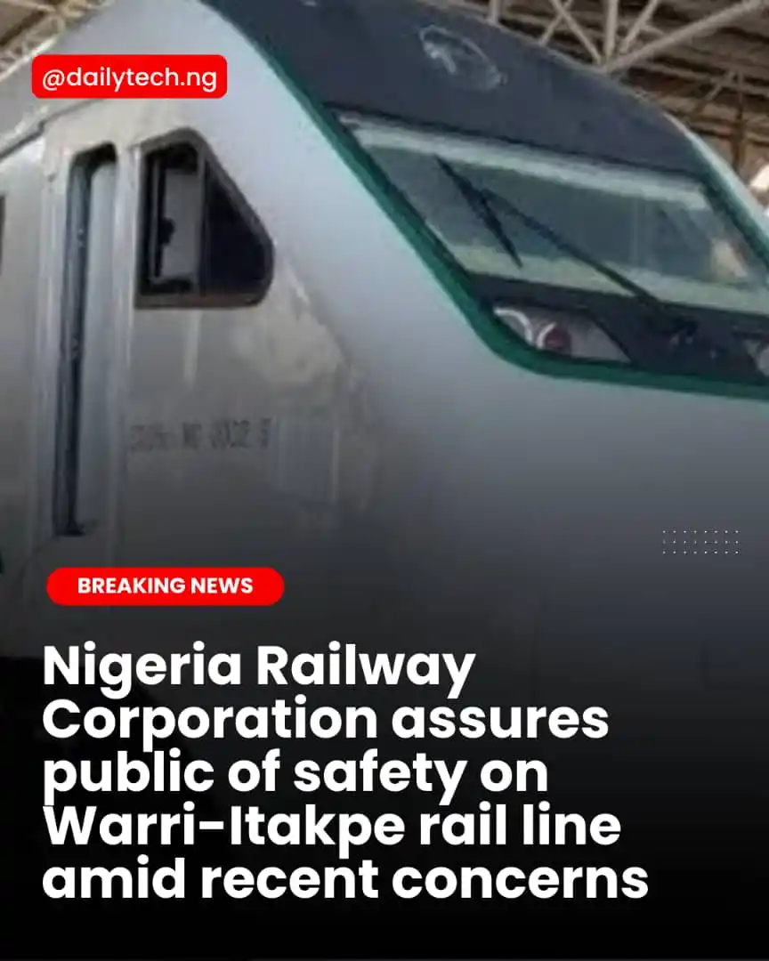 Image from Daily Tech Nigeria: Passengers are encouraged to continue using NRC services with confiden...