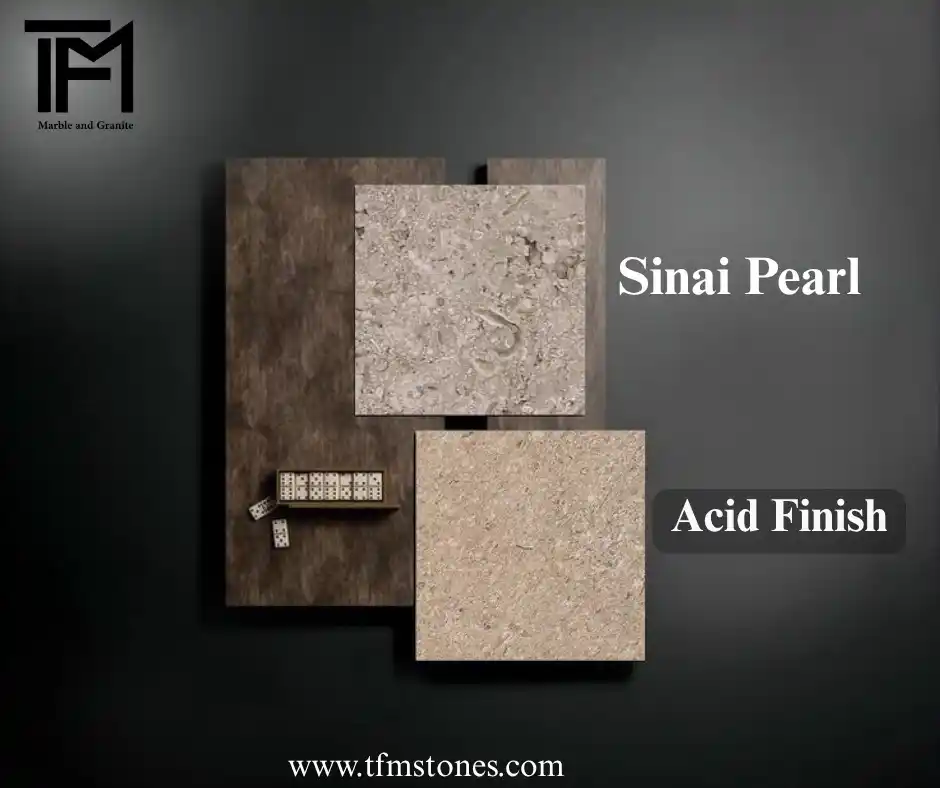 Image from TFM Stones Marble And Granite: ✨ Sinai Pearl Egyptian limestone | Acid Finish Natural warmth with a s...