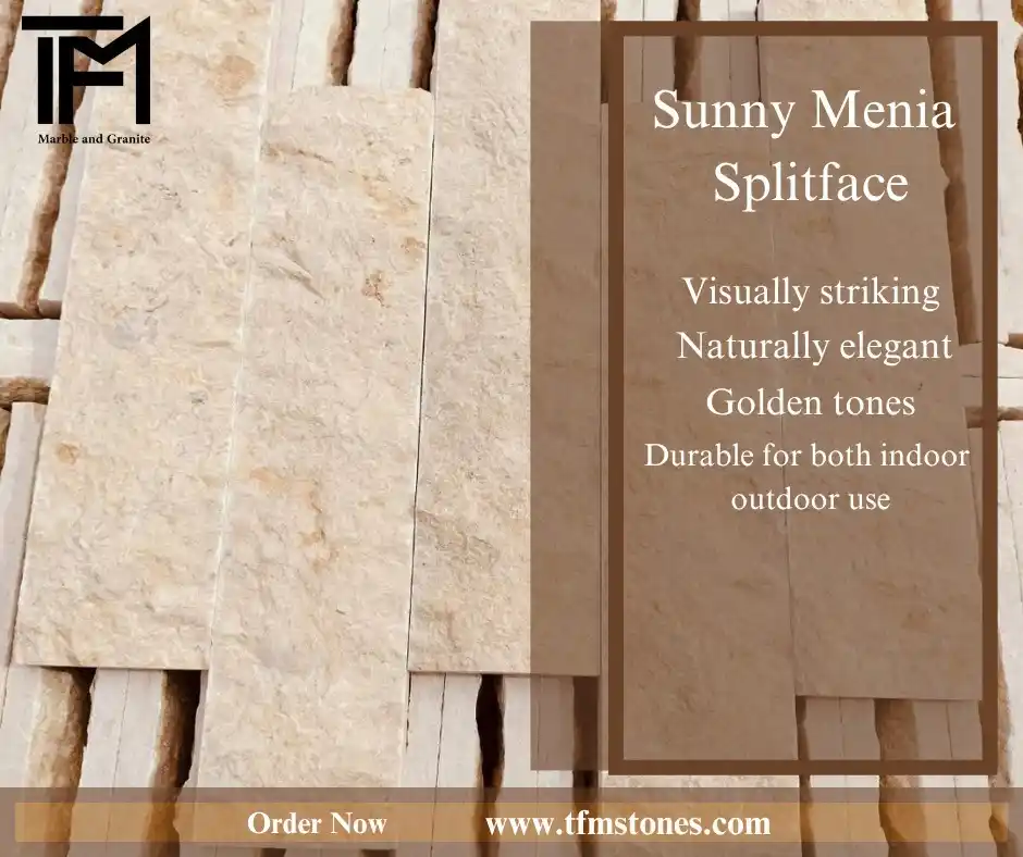 Image from TFM Stones Marble And Granite: Unleash the natural brilliance of Sunny Menia Egyptian Limestone in Sp...