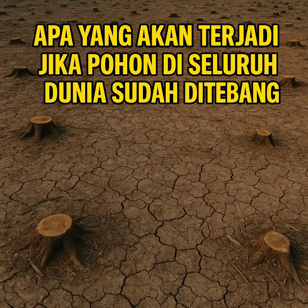 Image from Belajar | Pengetahuan Umum 🔬🔍: *APA YANG AKAN TERJADI JIKA POHON DI SELURUH DUNIA SUDAH DITEBANG? 🌍*...