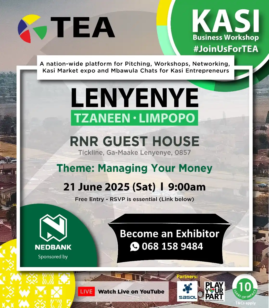 Image from Township Entrepreneur HUB: *Attention TZANEEN Entrepreneurs!* *<a class="text-blue-500 hover:und...