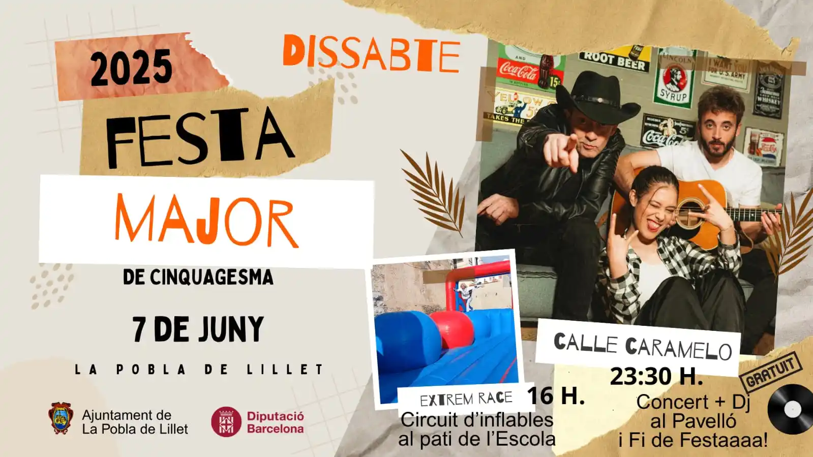 Image from Ajuntament de la Pobla de Lillet: 🎉 FESTA MAJOR de Cinquagesma 💐 del 6 al 9 de juny de 2025 🔹 Avui d...