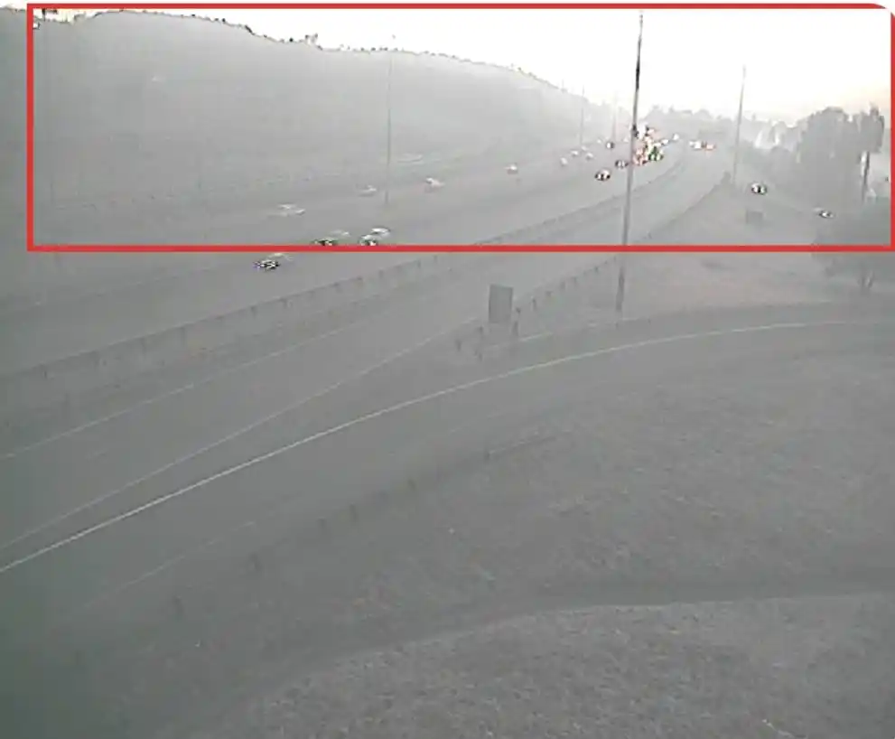 Image from LIVE TRAFFIC & Road incidents Channel: 🌫️Misty conditions🌫️ Weather condition (fog/mist) N12 Westbound a...