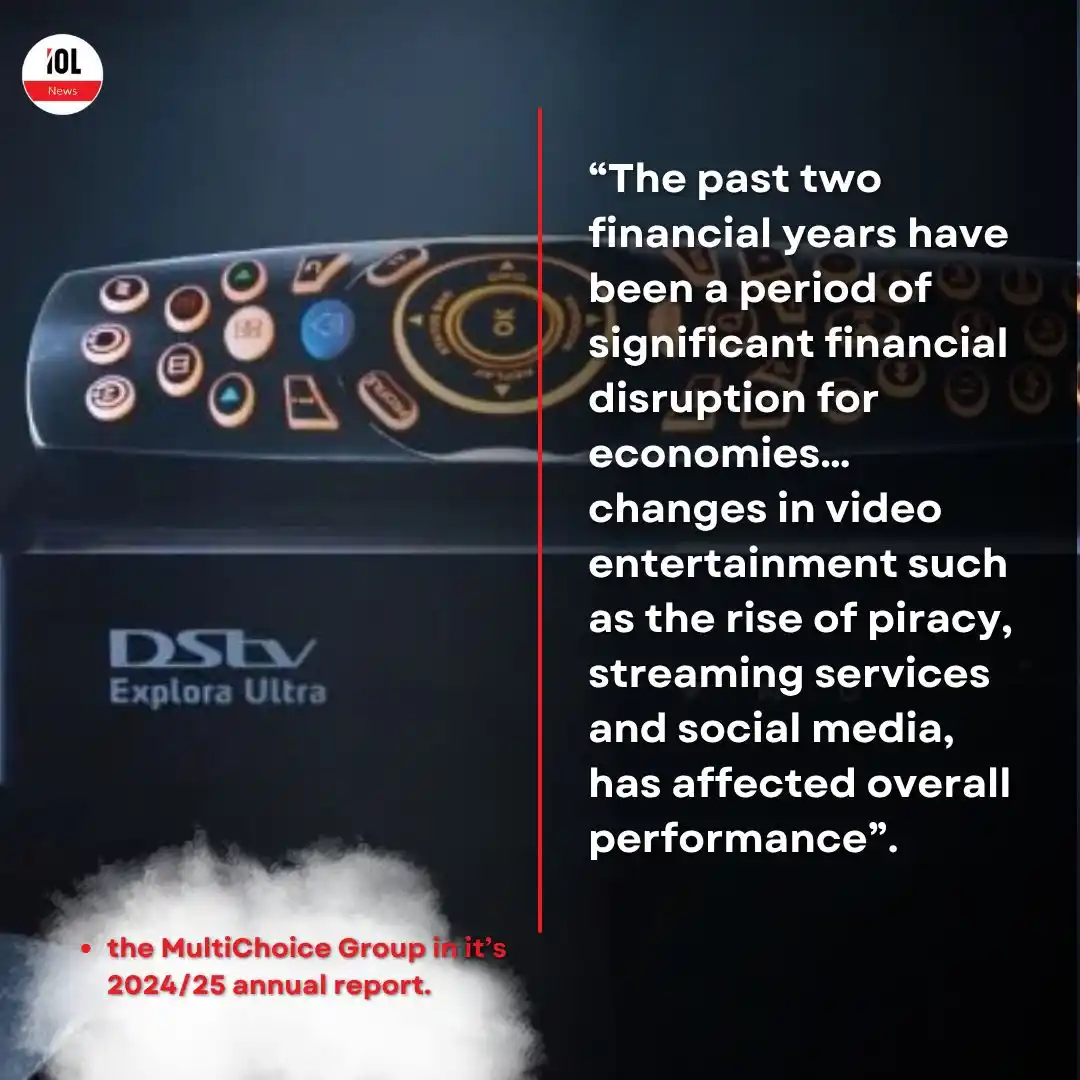 Image from IOL News: 📺MultiChoice faces subscriber exodus as annual losses mount - the par...