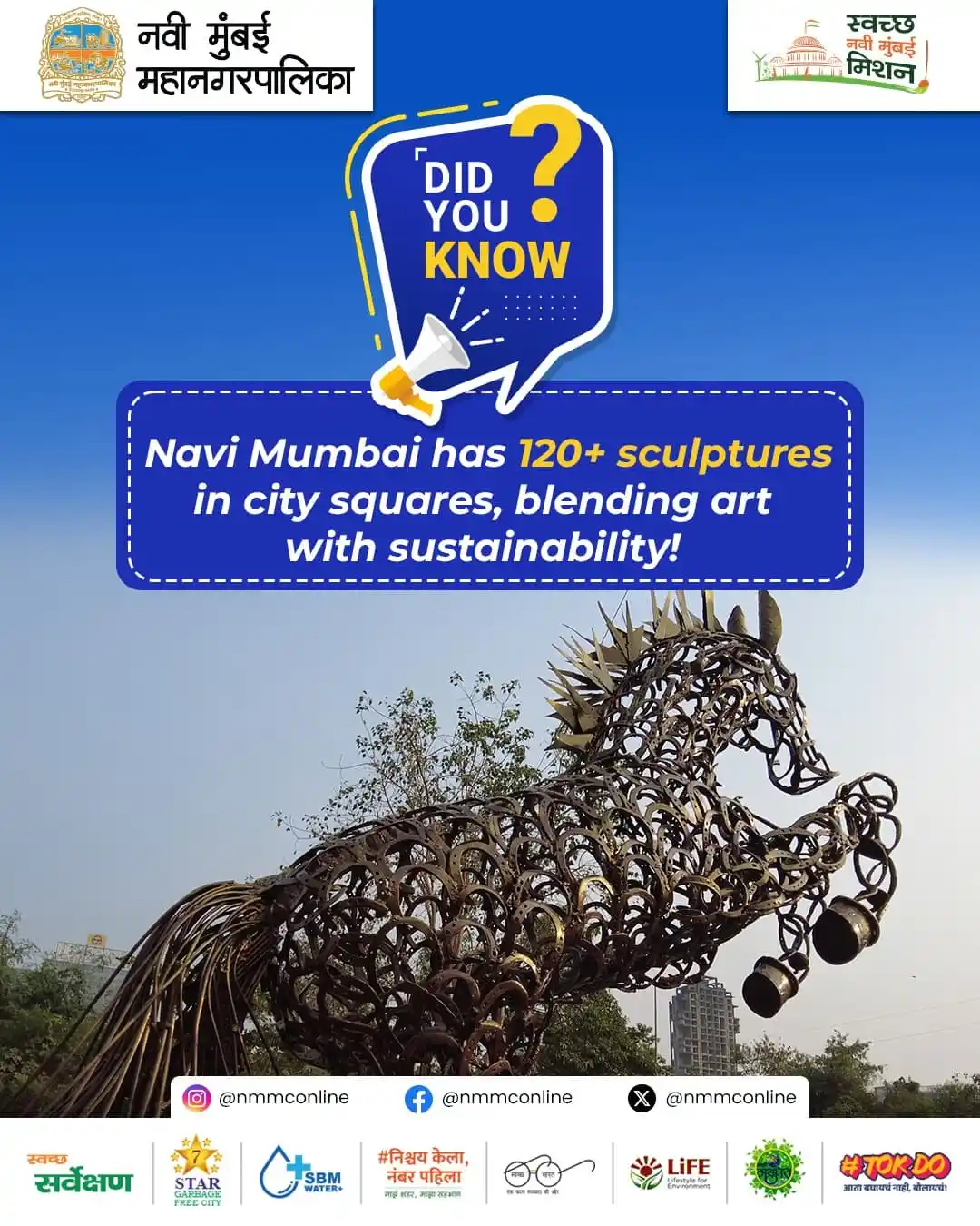 Image from NMMC OFFICIAL: Navi Mumbai’s streets aren’t just clean — they’re a canvas! With over ...