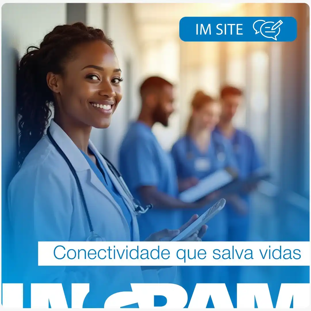 Image from Ingram Micro Brasil: *Ofereça soluções completas de Rede e Infraestrutura para o setor de s...