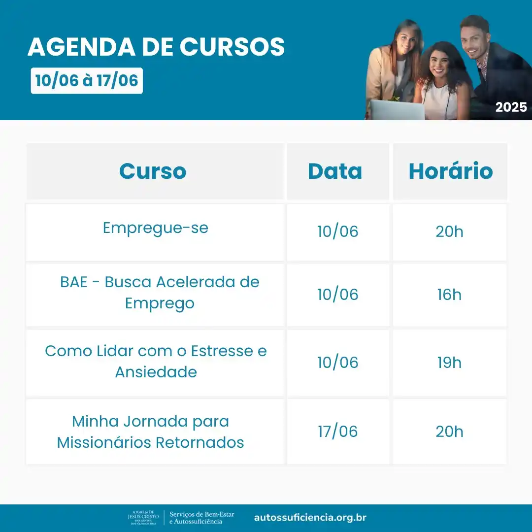 Image from Autossuficiência Brasil: *Oportunidade de Desenvolvimento Pessoal e Profissional* O Departamen...