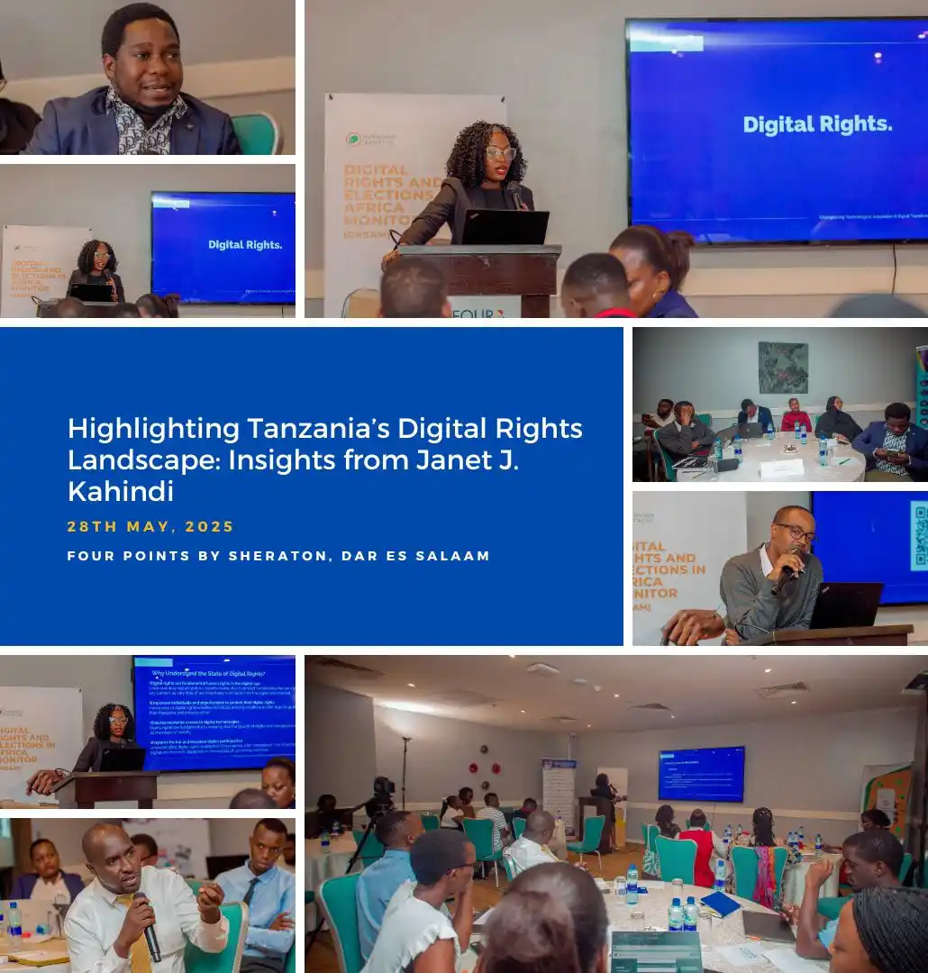 Image from Tech & Media Convergency (TMC): Our Policy & Program Coordinator, Janet J. Kahindi, led an insightful ...