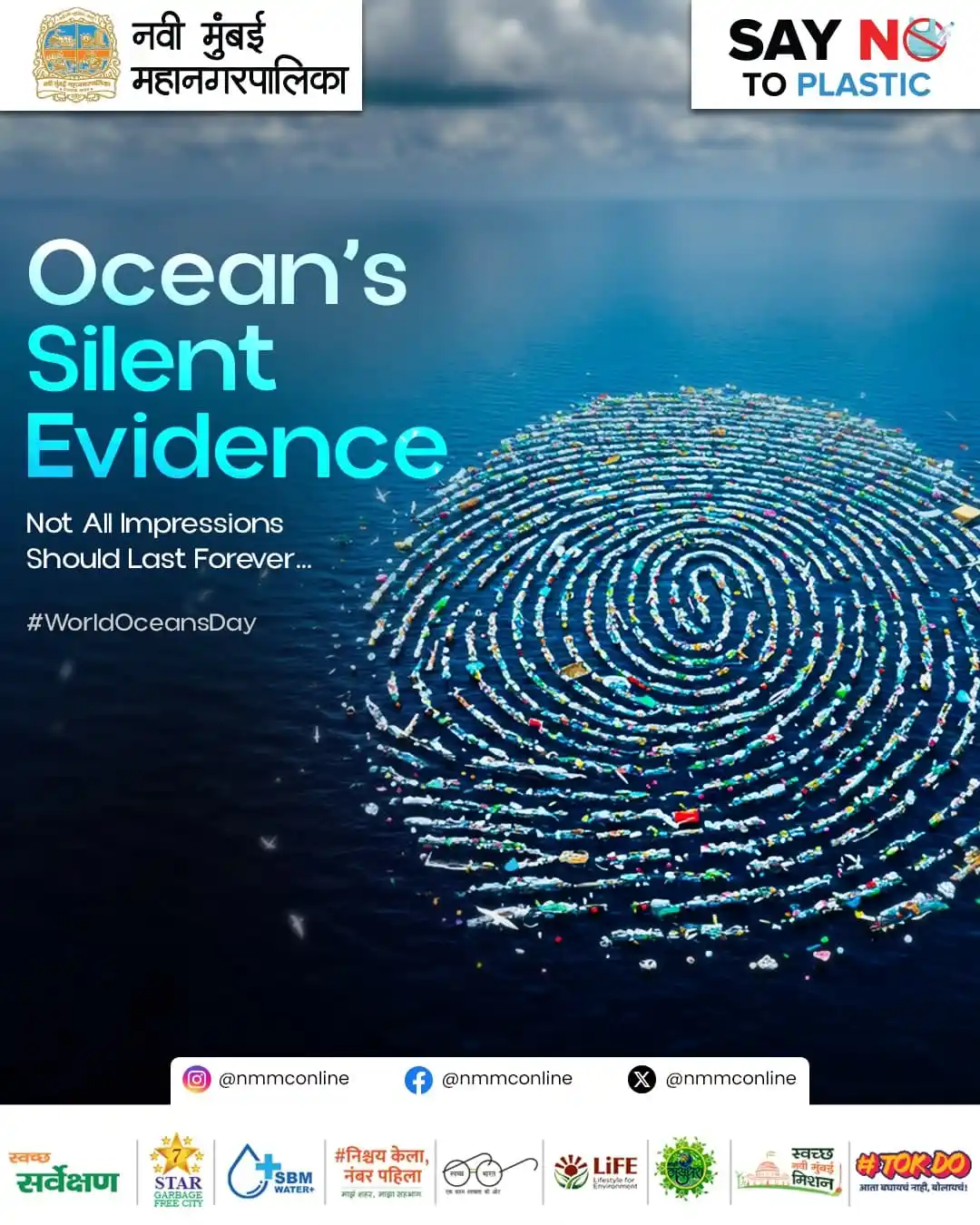 Image from NMMC OFFICIAL: Plastic doesn’t disappear — it lingers, silently threatening marine li...