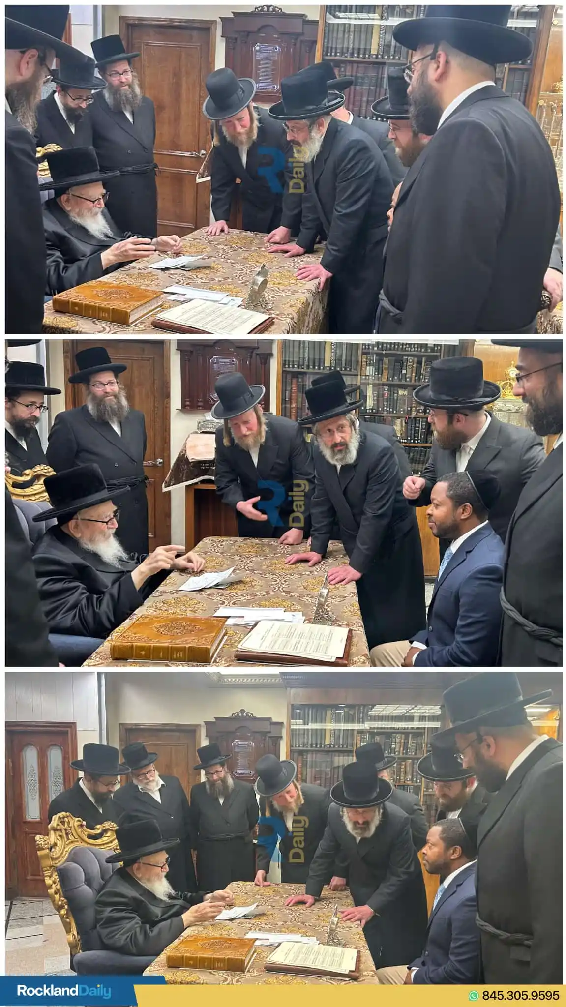 Image from Rockland Daily: *Schenley Vital, mayoral candidate for Spring Valley, visited the Skve...