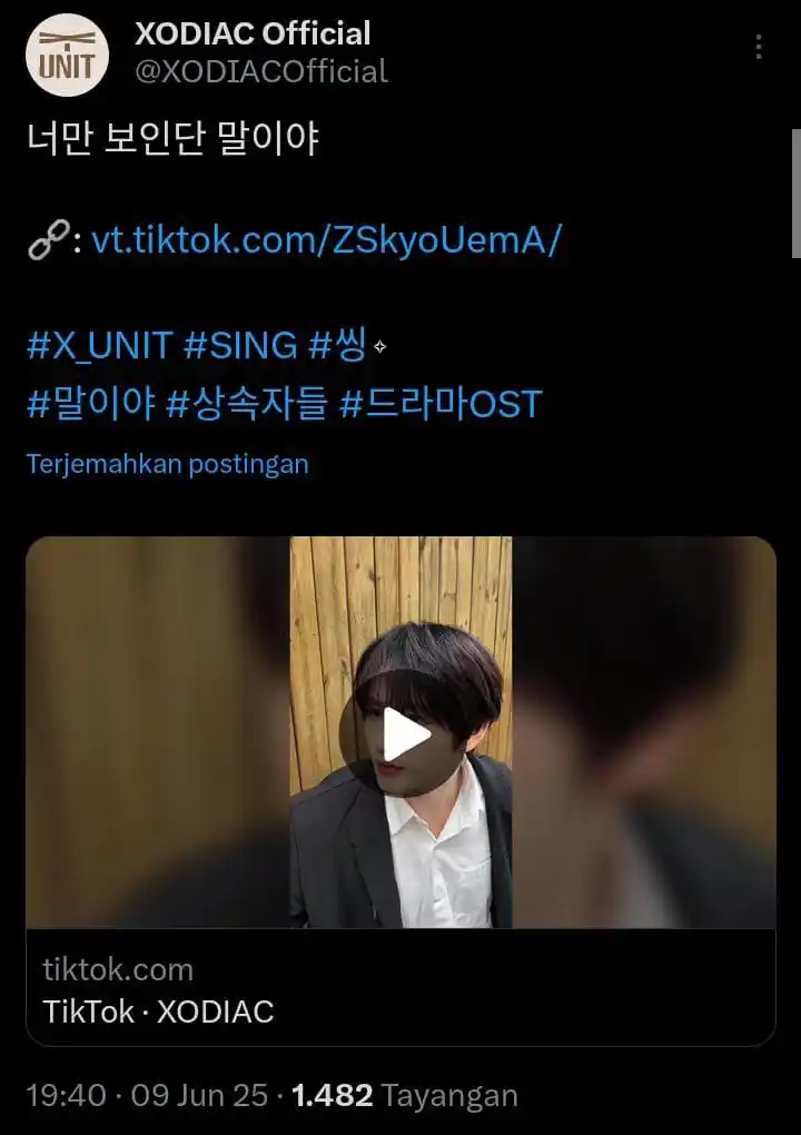 Image from ๐-๐๐๐๐๐ ๐๐๐๐๐๐: `Sing TikTok update`๐ซฐ๐ป ๋๋ง ๋ณด์ธ๋จ ๋ง์ด์ผ ๐: vt.tiktok.com/ZSkyoUemA/ <a...