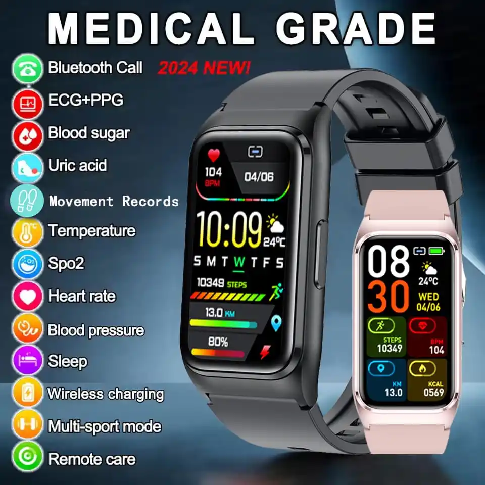 Image from Ali Online Deals: 65% OFF this Health Smartwatch! • ECG + PPG • Blood Pressure & HR Moni...