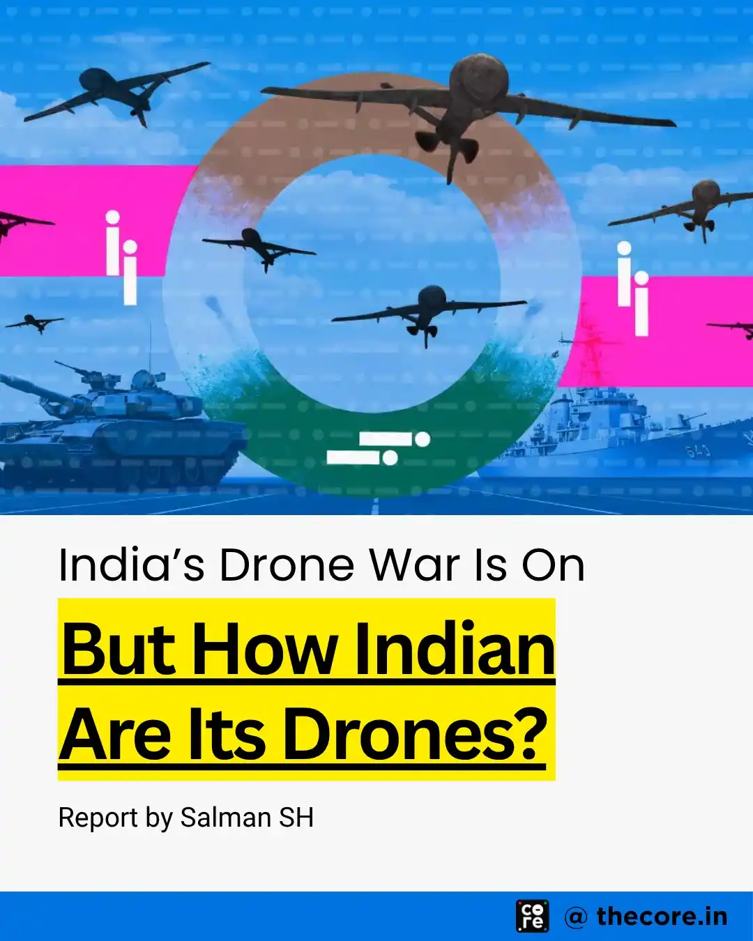 Image from The Core: As India works to localise drone hardware, a parallel frontier is emer...
