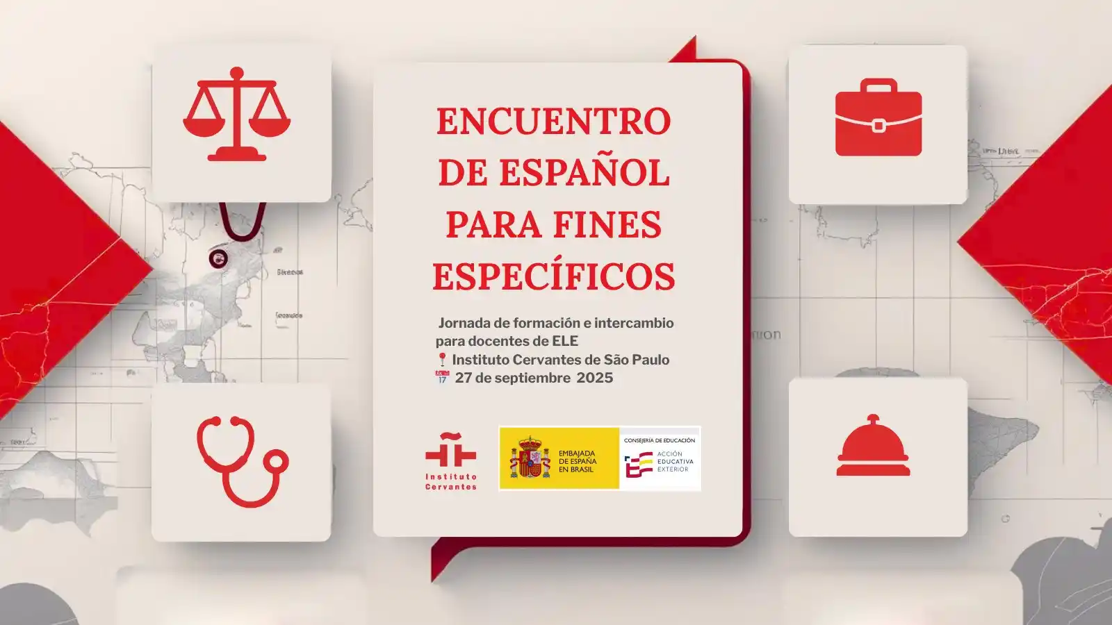 Image from Consejería de Educación en Brasil 🇧🇷🇪🇸📣📣: ¡Atención, profesores y profesionales de Español Lengua Extranjera en ...