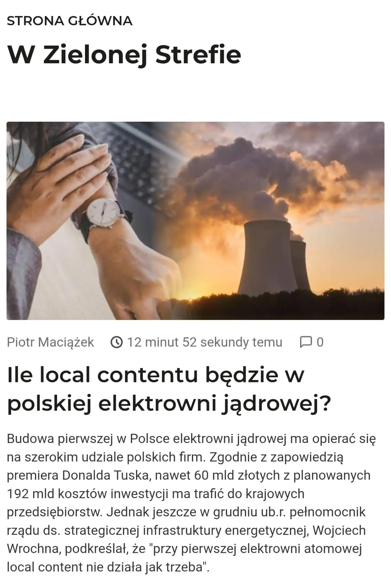 Komentarze Maciążka post
