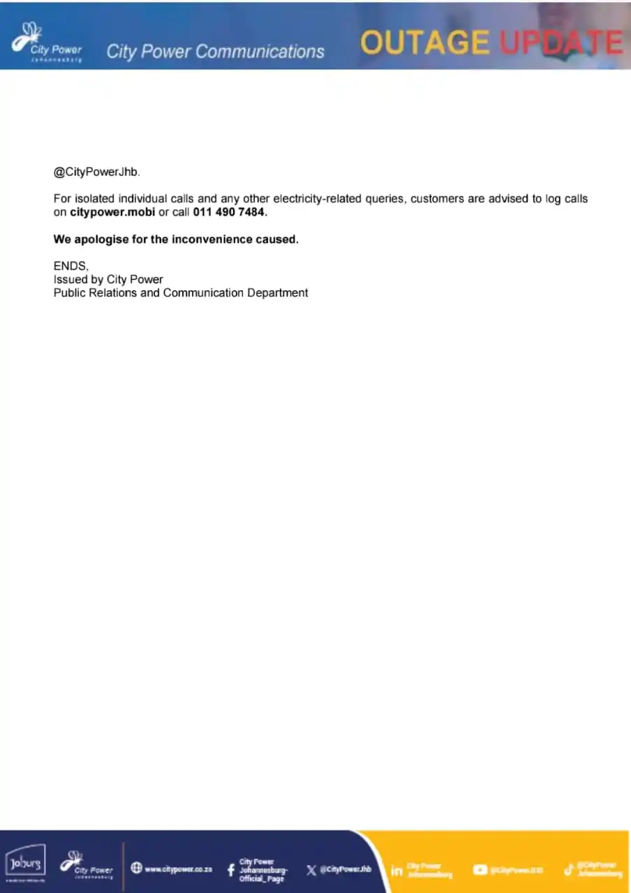 Image from Midrand SDC Outage Updates: <a class="text-blue-500 hover:underline cursor-pointer" href="/hashtag...