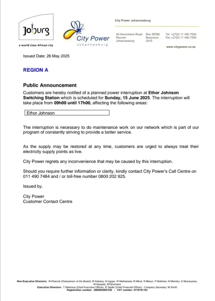 Image from Midrand SDC Outage Updates: <a class="text-blue-500 hover:underline cursor-pointer" href="/hashtag...