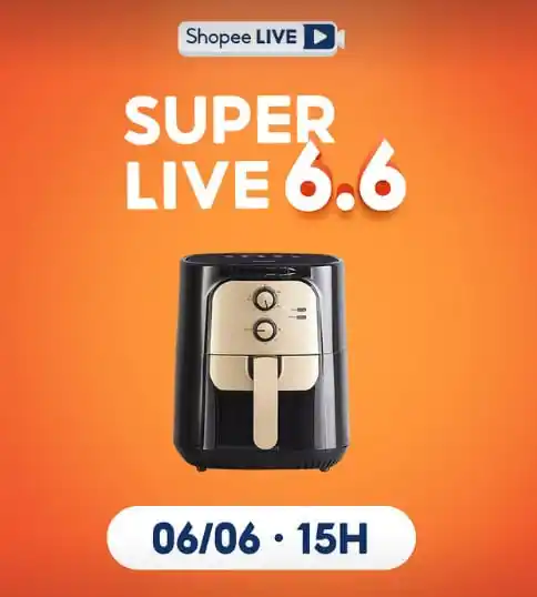 Image from ✨PromosdaMah: 🎦COMEÇOU A SUPER LIVE 6.6 NA SHOPEEBR 🎦 🧡Participe Aqui: https:/...