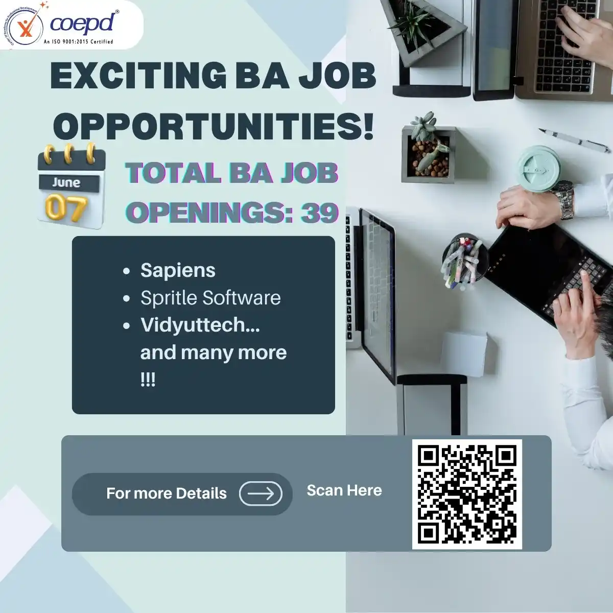 Image from IT BA Careers: Dear Aspirant, Greetings from Center of Excellenc...