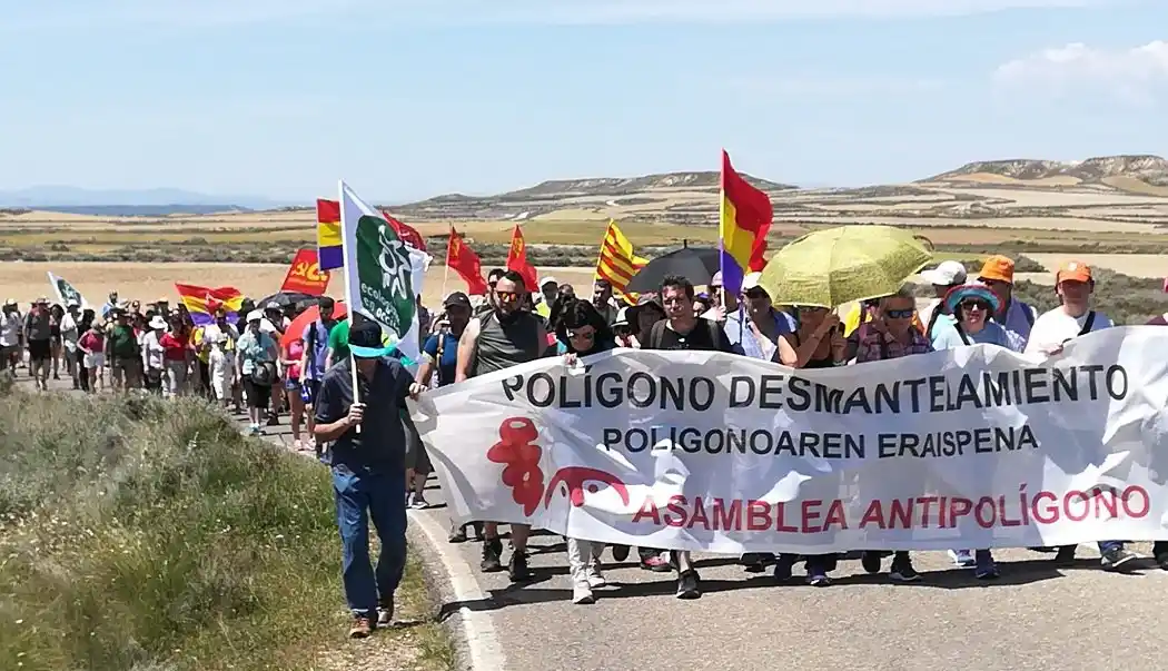 Image from ARAINFO: Desmantelar el polígono militar de Bardenas es imprescindible para la ...