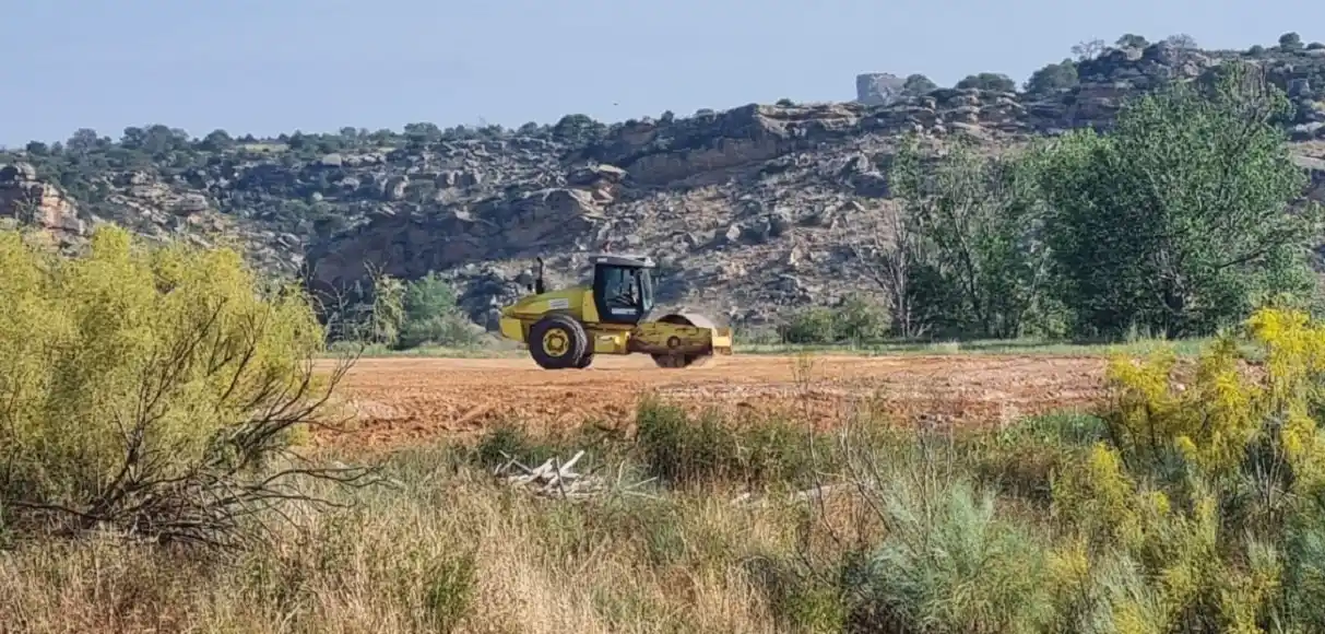 Image from ARAINFO: El Ayuntamiento de Alcañiz ordena “la paralización de las obras” de la...