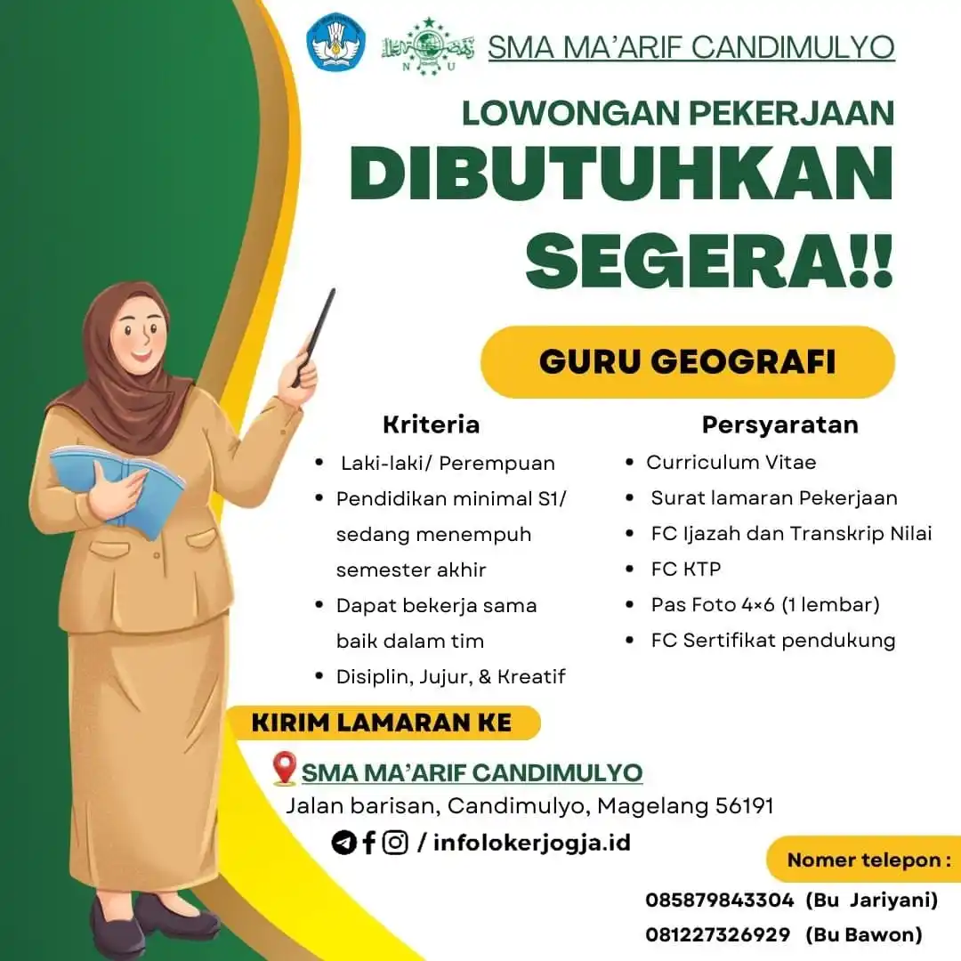 Info Loker Magelang (Official) post