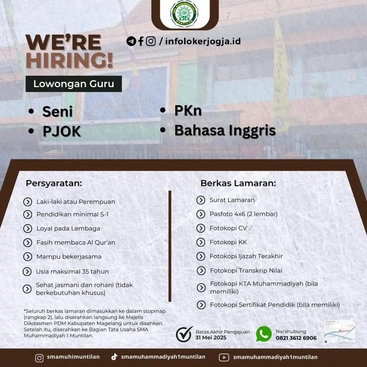Info Loker Magelang (Official) post