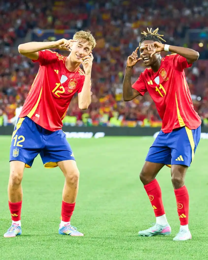 Image from SportyBet : Half Time: Spain 2-0 France   Spain just stunned France with two quick...