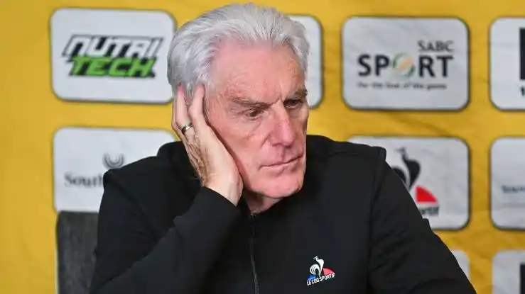 Image from Central News South Africa: 🔴Hugo Broos Embraces Selection Headache as Bafana Bafana Talent Flour...