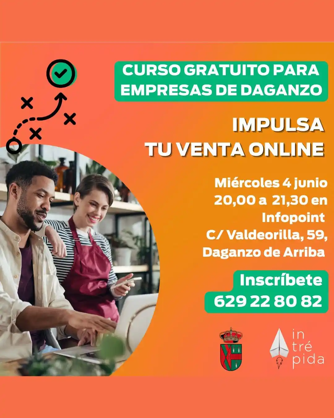 Image from Ayuntamiento de Daganzo de Arriba: IMPULSA TU VENTA ONLINE ❗️Atención❗️Próxima semana. ➡️ Plataformas...