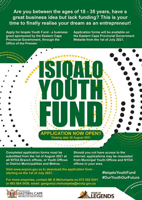 Image from Central News South Africa: 🔴Isiqalo Youth Fund Empowers Eastern Cape Entrepreneurs with Over R12...