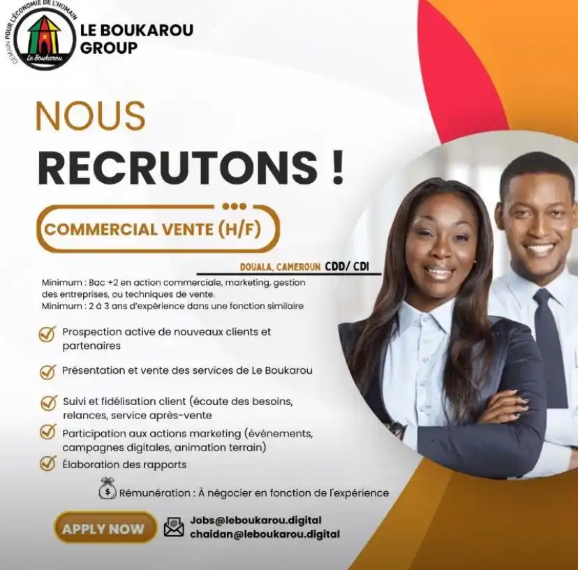 Image from Arch Africa Careers (#AAC): 🚨 Le Boukarou recrute ! Tu veux rejoindre une équipe dynamique, créa...