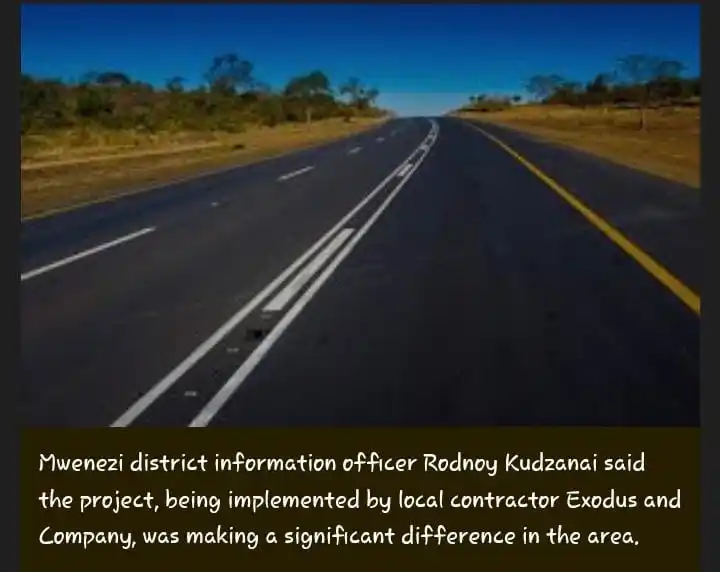 Image from Hello 👋 Family: Mwenezi communities benefit from highway construction ROAD construct...