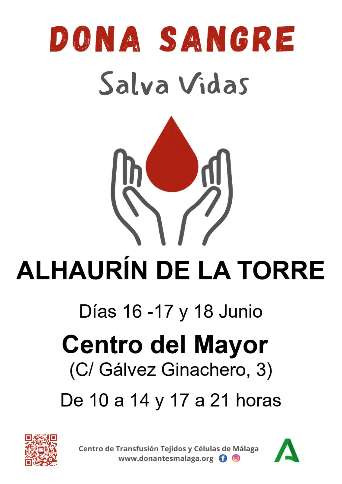 Image from Alhaurín de la Torre, Calidad de Vida: NUEVA COLECTA DE SANGRE Y PLASMA EN EL CENTRO DEL MAYOR SAN SEBASTIÁN ...