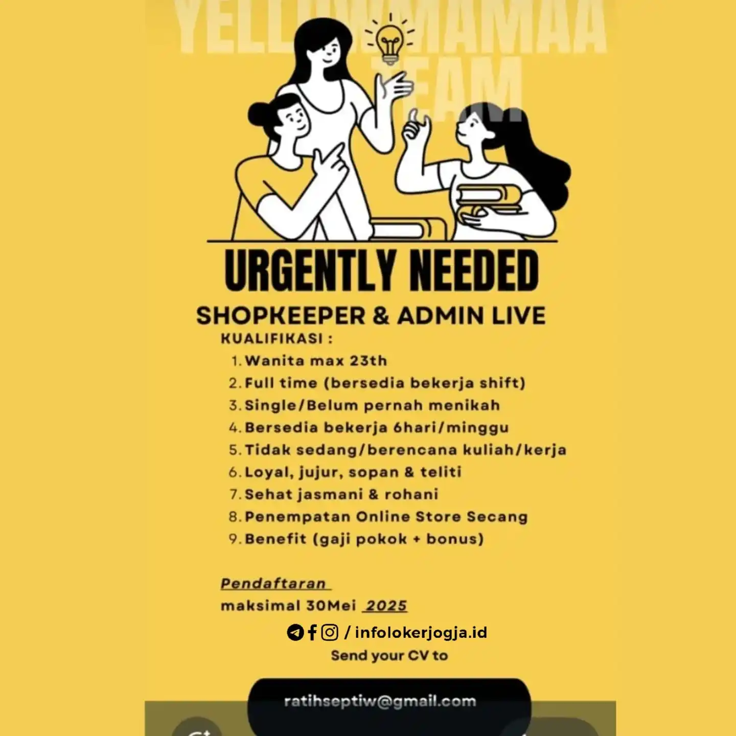 Info Loker Magelang (Official) post