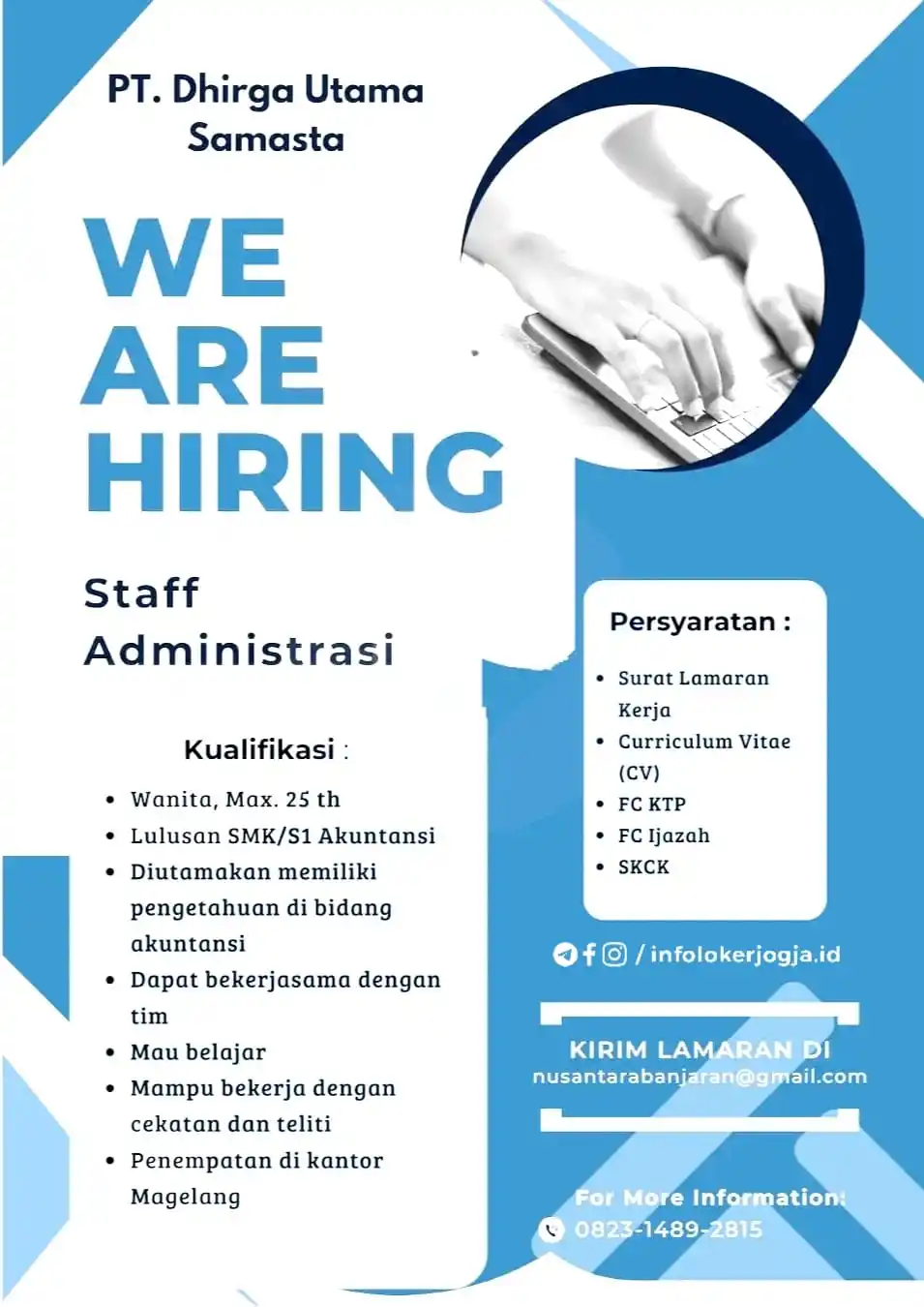 Info Loker Magelang (Official) post