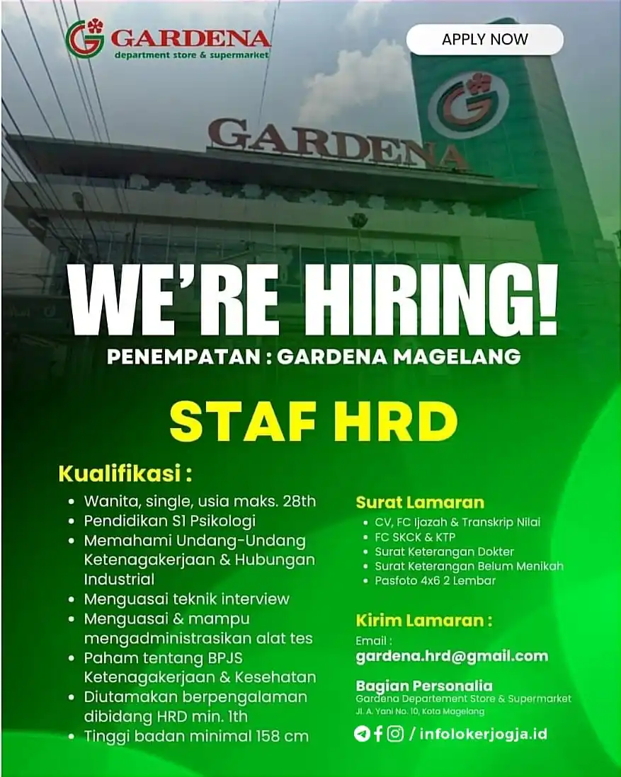 Info Loker Magelang (Official) post