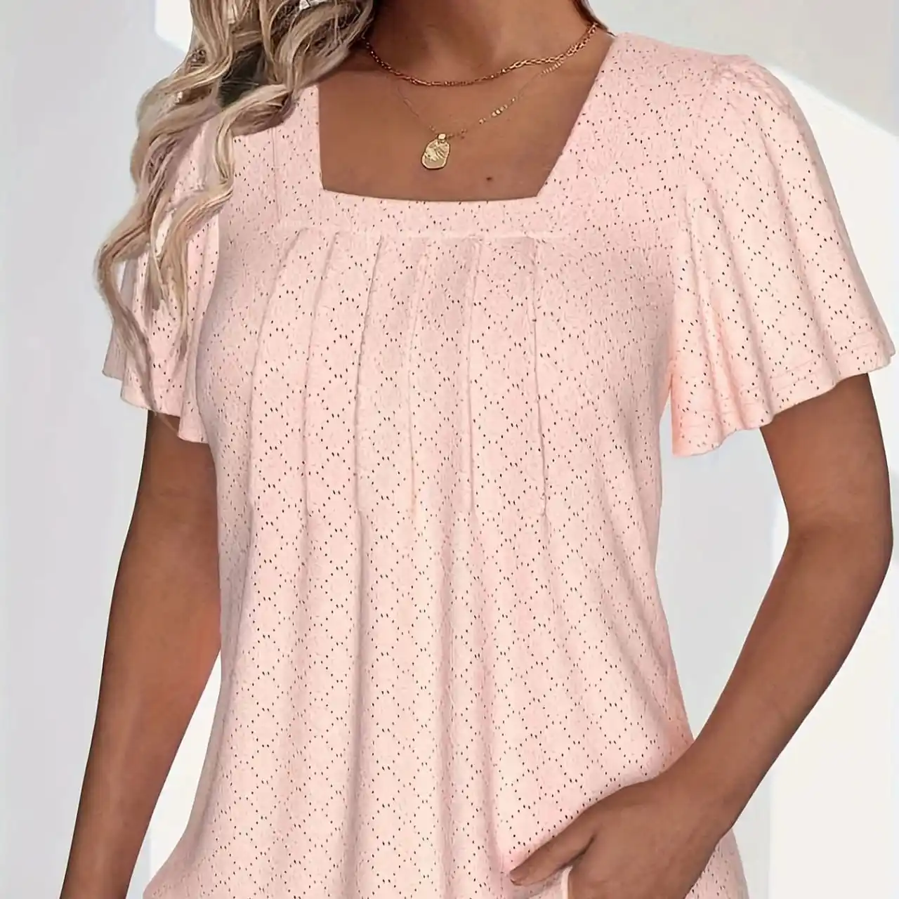 Image from Ali Online Deals: ✨ Style Meets Comfort! ✨ Get this Chic Ruffle Sleeves Versatile Top fo...