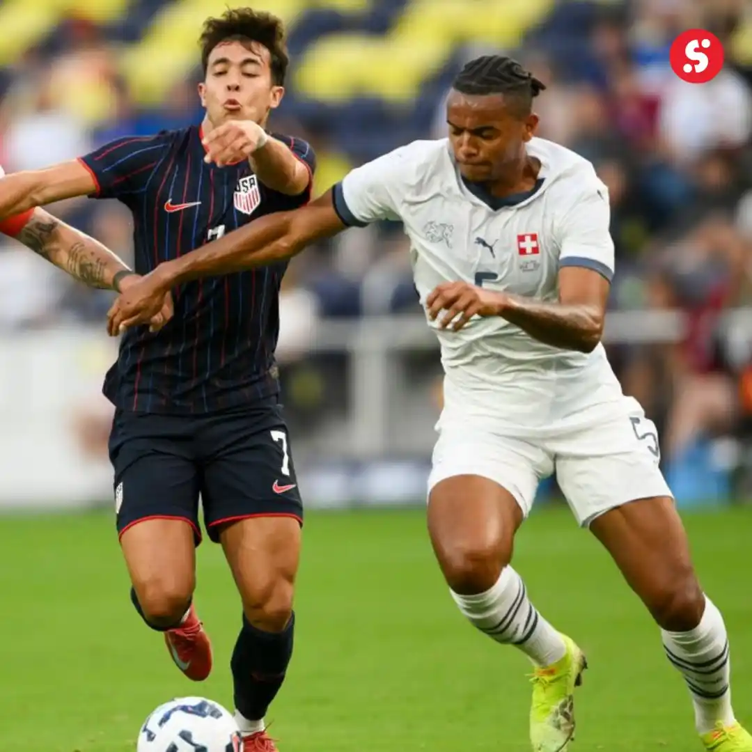 Image from SportyBet : Switzerland throttled the US Men's National Team as if it was a traini...