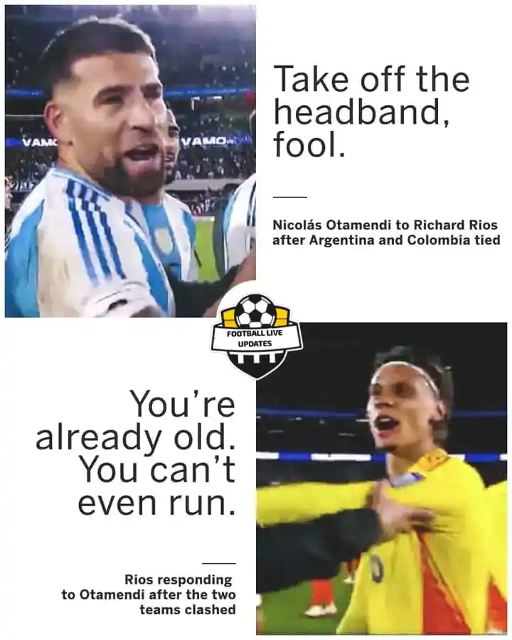 Image from Football News: This Argentina-Colombia rivalry is still going strong 😈💪 > Alien 👽...
